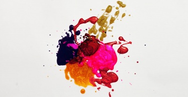 photo of multicolored abstract painting